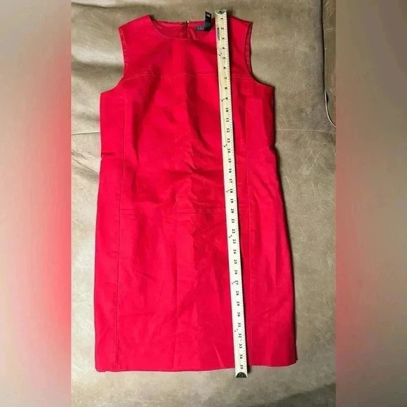 Lauren Ralph Lauren Women's Size 8 Red Sheath Stretch Dress - Picture 3 of 10